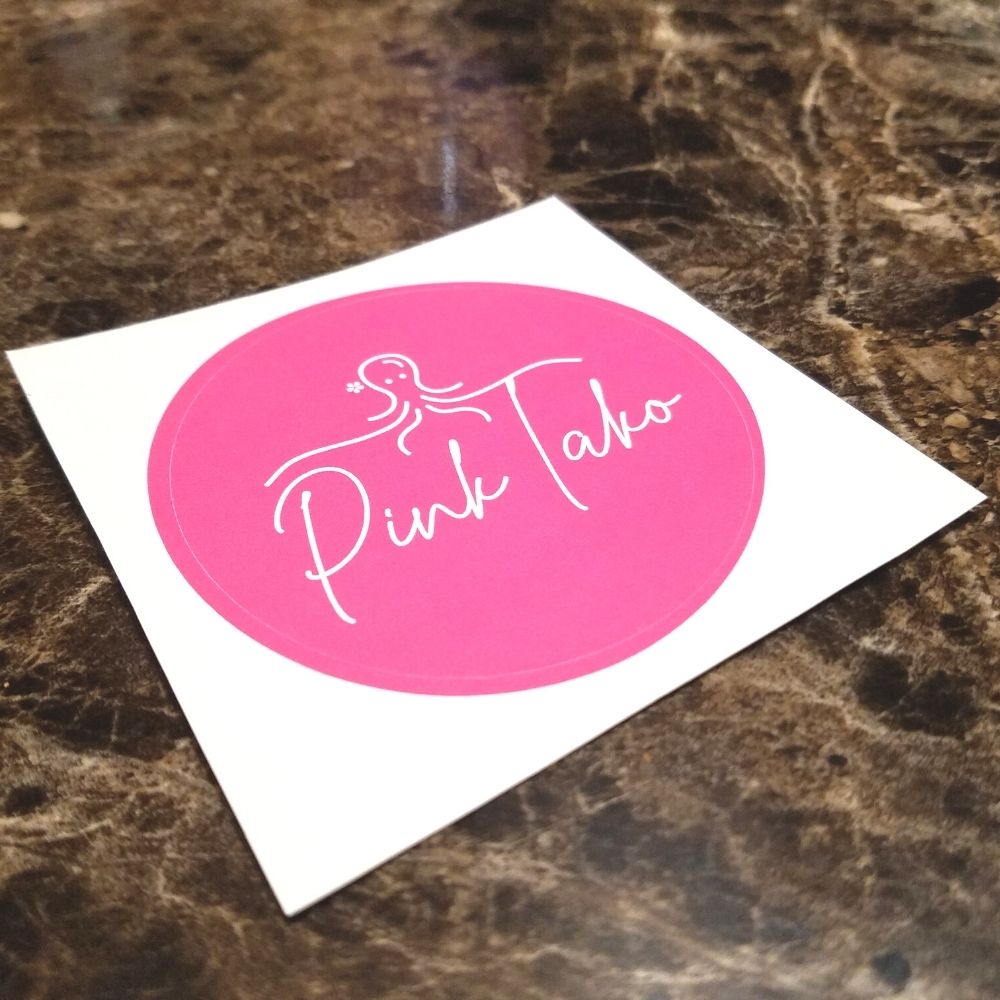 Pink Tako Stickers